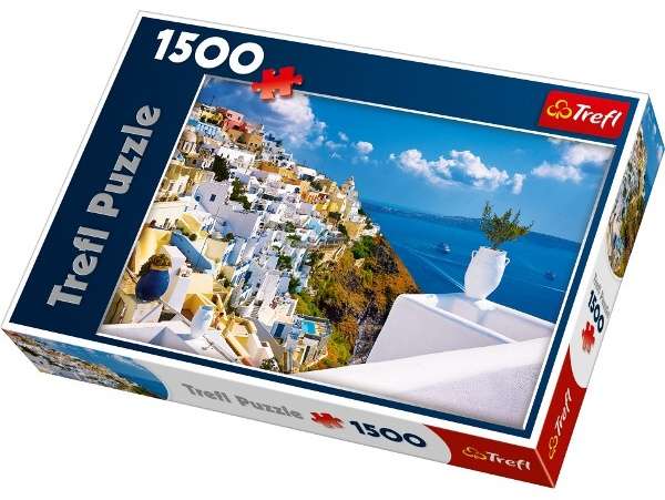 1500 dílků Santorini Řecko - puzzle Trefl 26119
