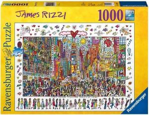 1000 dílků  - Times Square  -   puzzle Ravensburger 