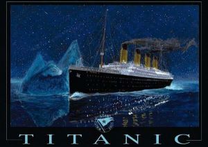 1000 dílků  - Titanic  -   puzzle Ravensburger 
