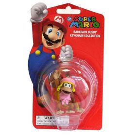Super Mario Bros - 4,5 cm figurka Dixie Kong s karabinkou